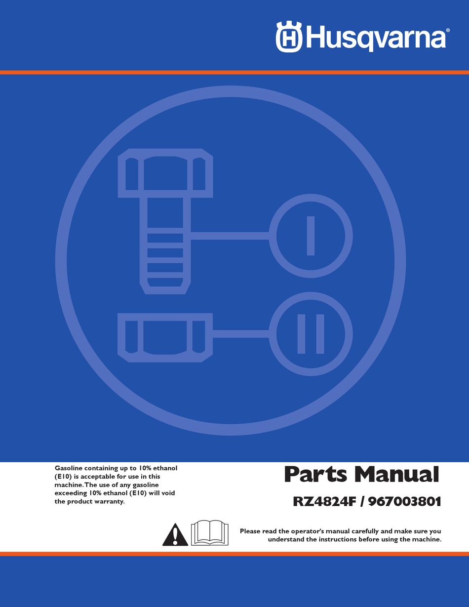HUSQVARNA RZ4824F PARTS MANUAL Pdf Download | ManualsLib