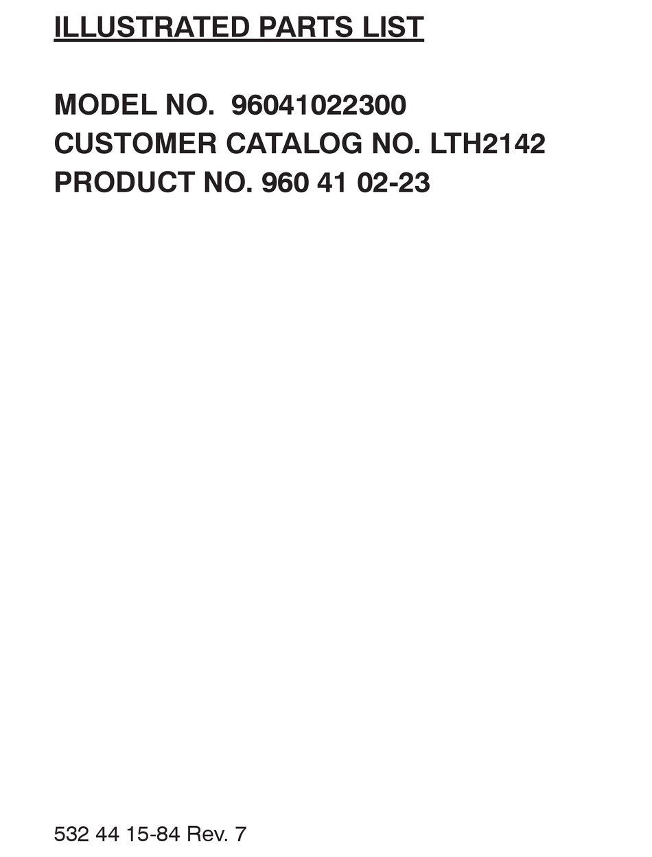 Husqvarna yth18542 parts online list