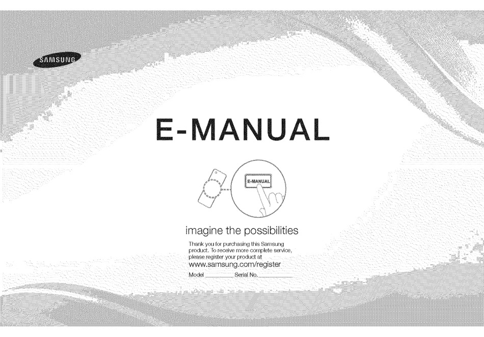 SAMSUNG UN40EH6030 E-MANUAL Pdf Download | ManualsLib