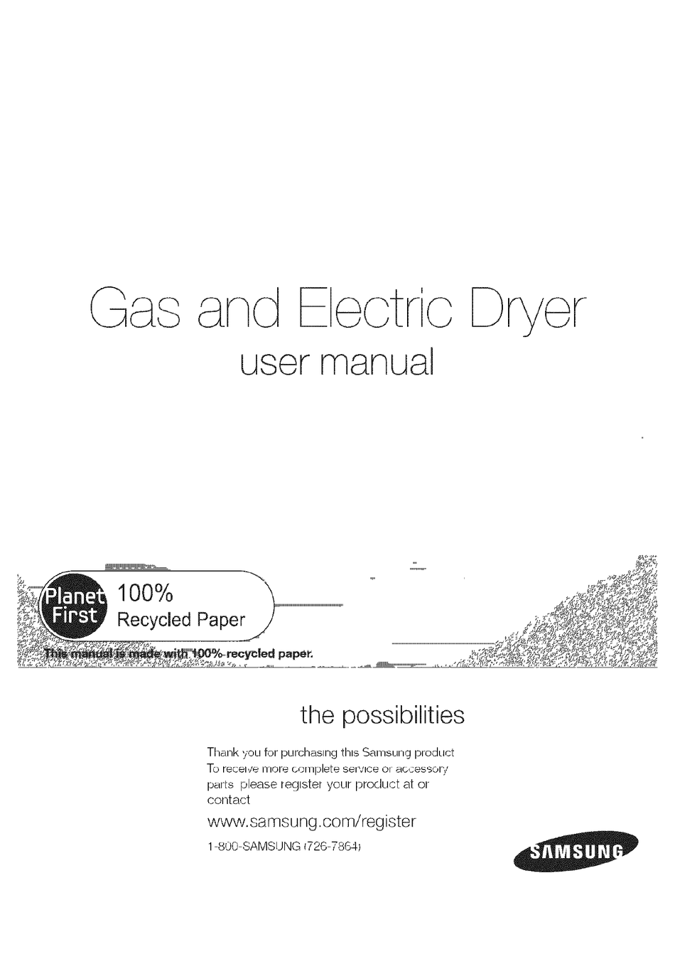 SAMSUNG DC68-03021F-06 USER MANUAL Pdf Download | ManualsLib