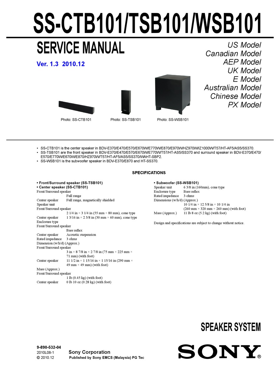 30+ Sony surround sound system manual information