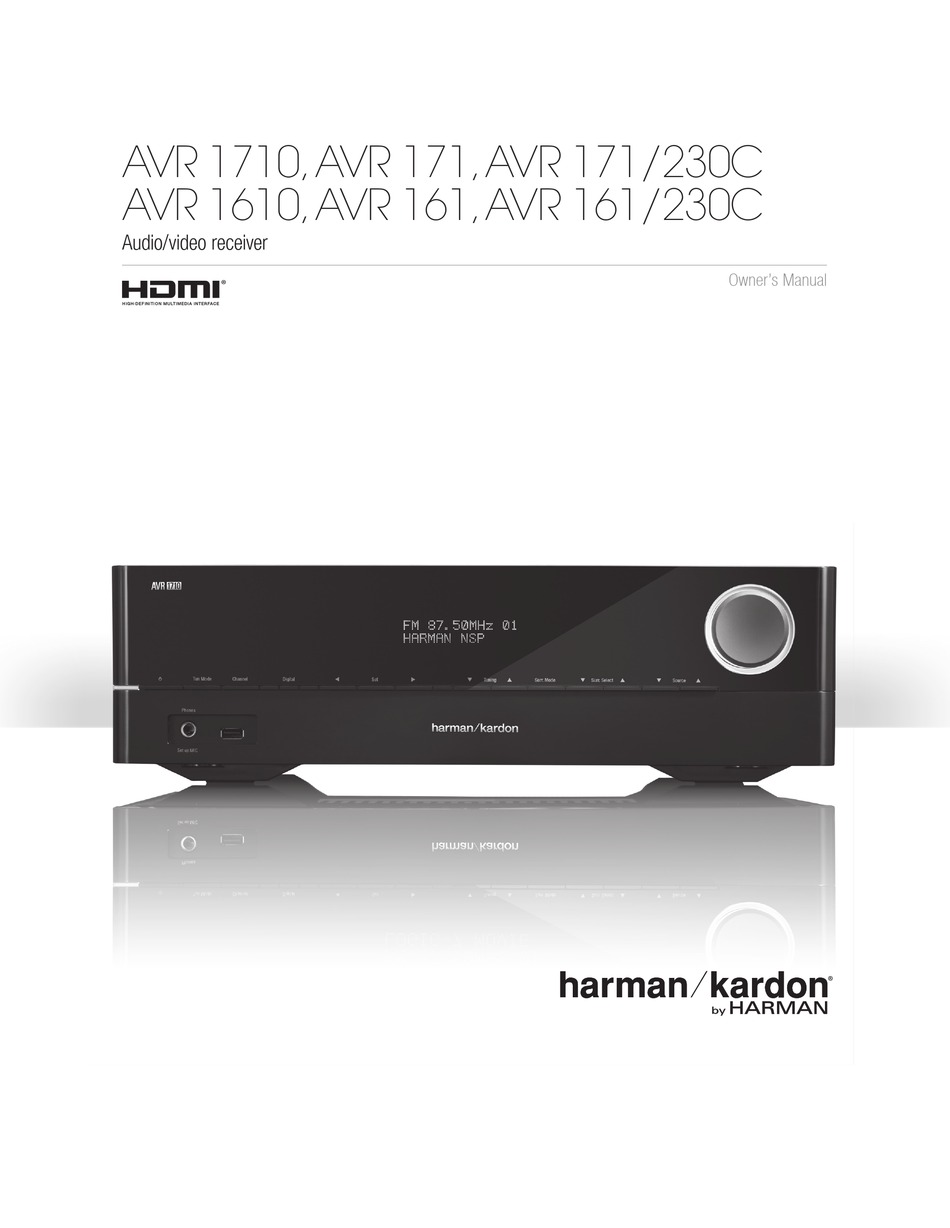 harman kardon avr 1610