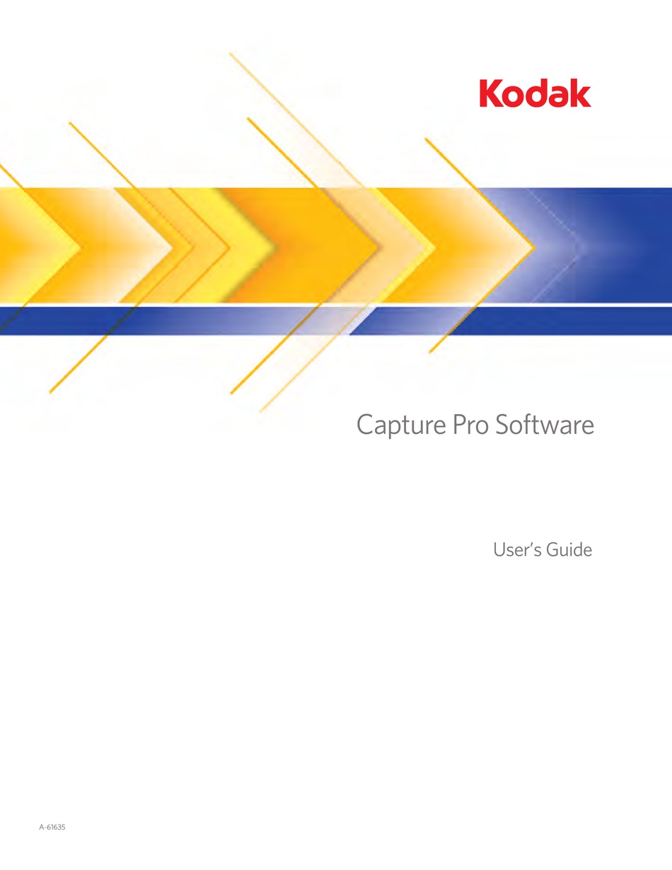 kodak capture pro handbook