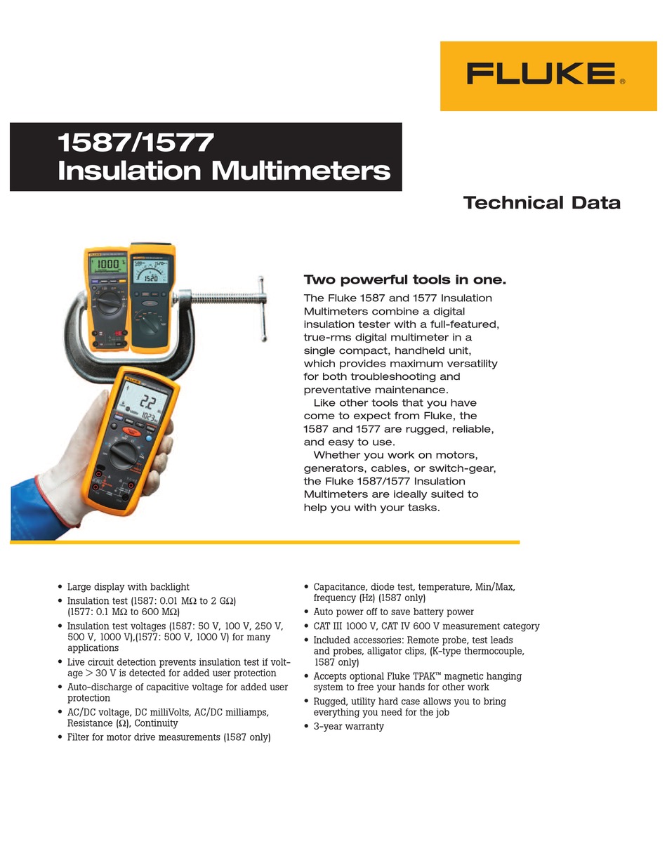 fluke-1587-specifications-pdf-download-manualslib