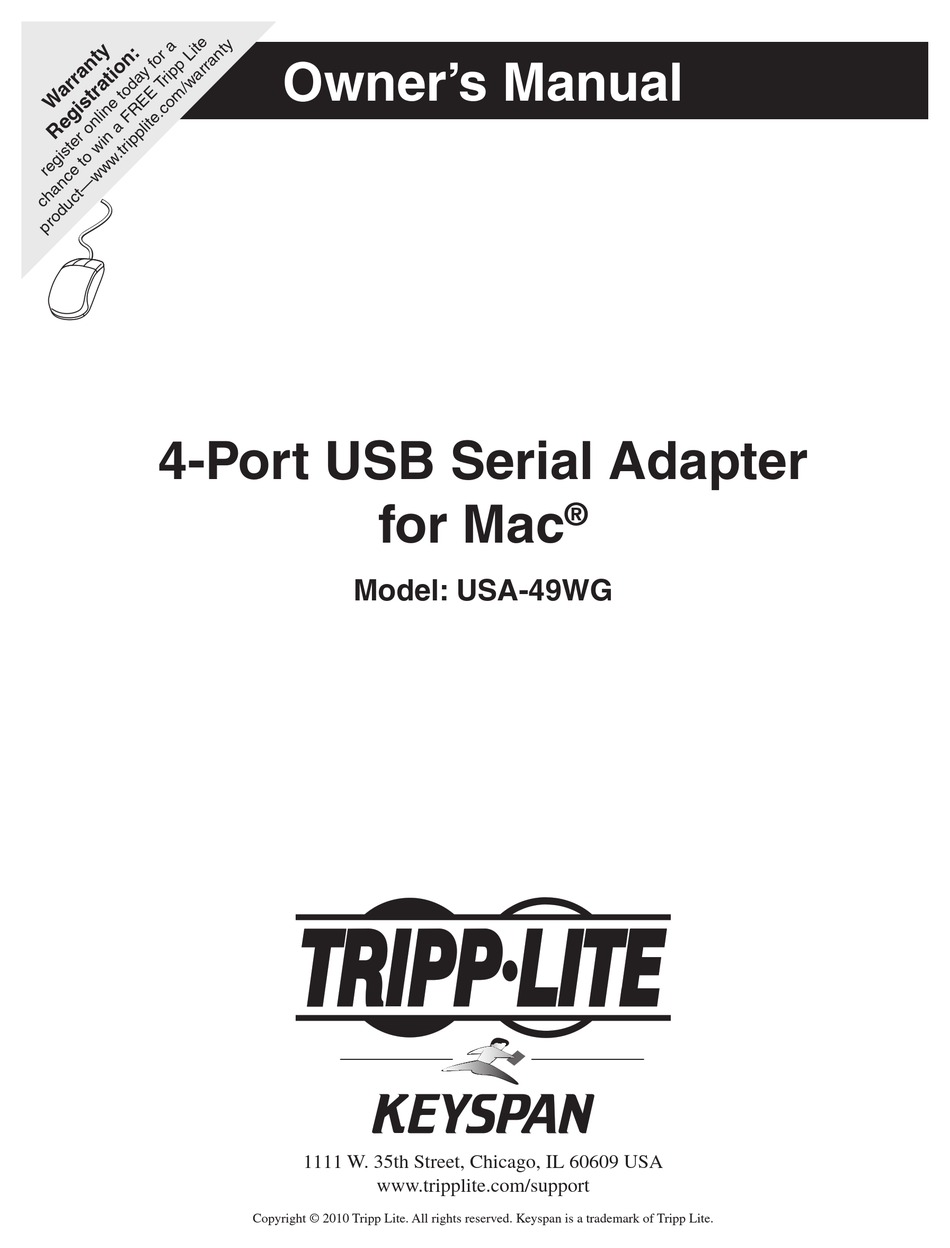 tripp-lite keyspan driver download