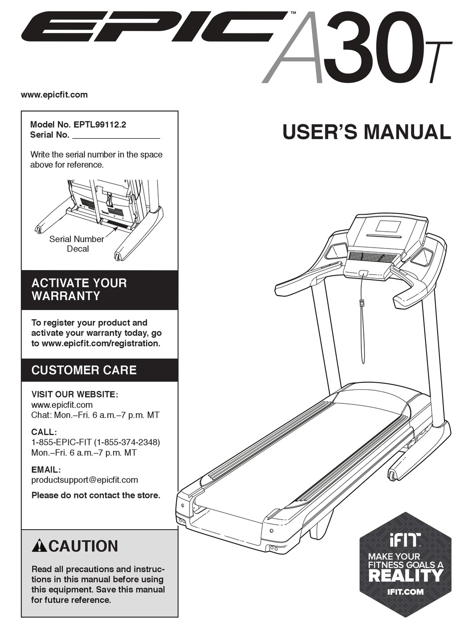 Epic a30 online elliptical