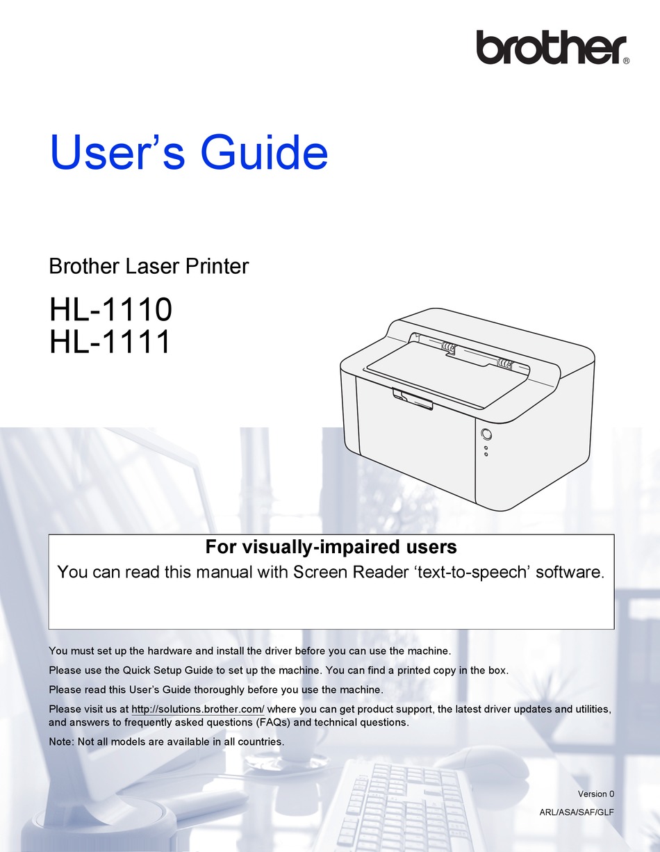 Featured image of post Download Printer Driver Brother Hl 1110 Disconnect your brother machine from your computer if you already connected an