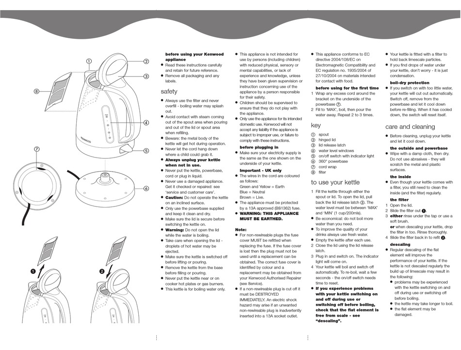 KENWOOD SJM280 SERIES QUICK MANUAL Pdf Download ManualsLib
