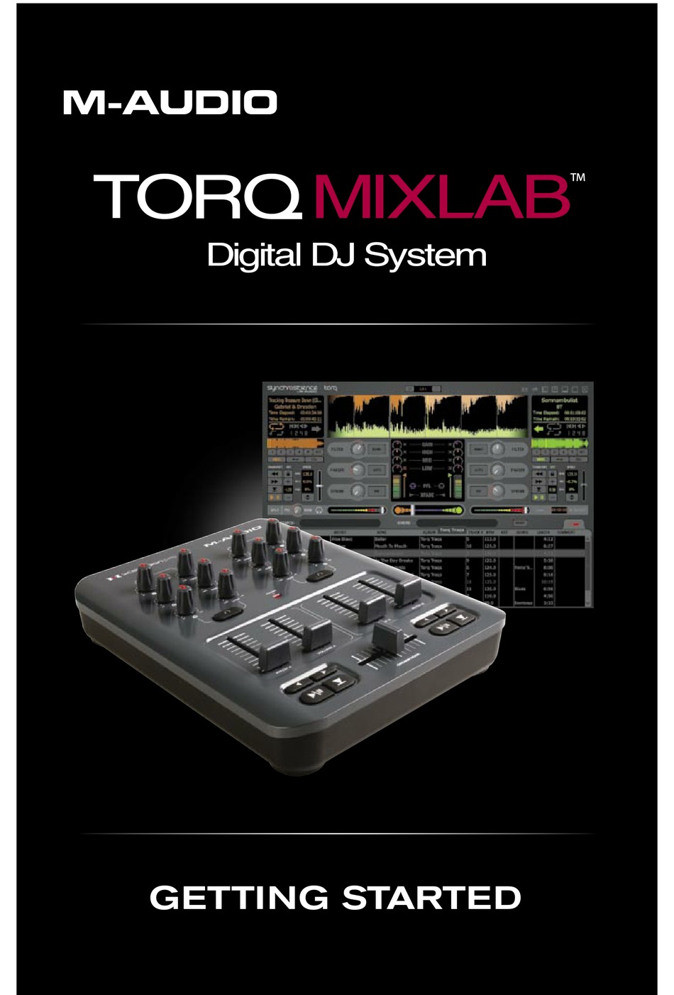 M-AUDIO TORQ MIXLAB GETTING STARTED MANUAL Pdf Download | ManualsLib