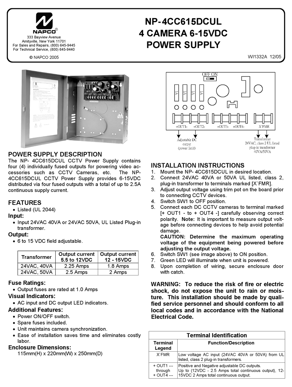 napco-np-4cc615dcul-instructions-pdf-download-manualslib