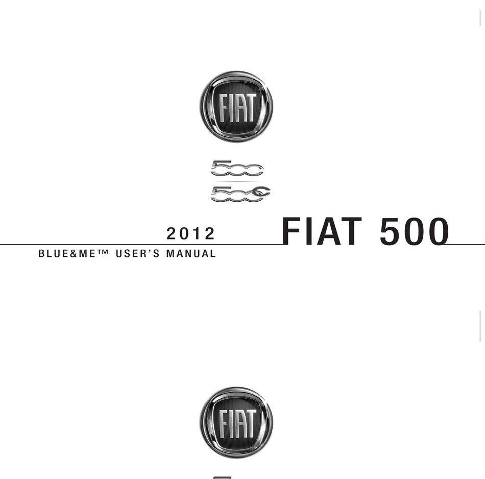 FIAT 500 USER MANUAL Pdf Download ManualsLib