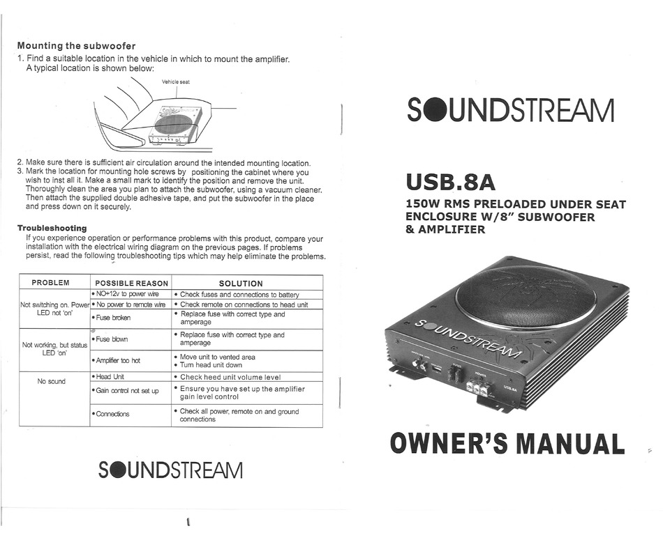 soundstream usb.8a
