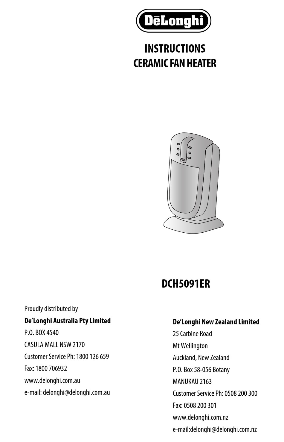 User manual DeLonghi DCP707 (English - 23 pages)