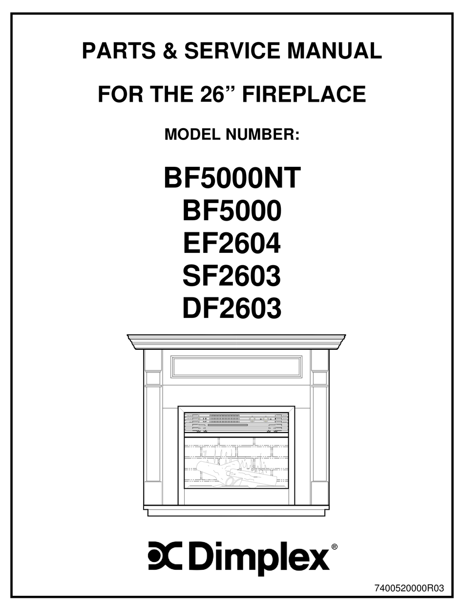 DIMPLEX BF5000NT PARTS & SERVICE MANUAL Pdf Download ManualsLib