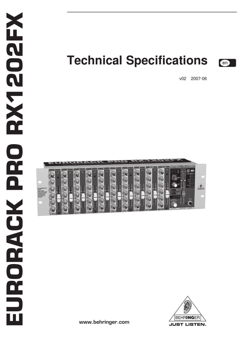 behringer-eurorack-pro-rx1202fx-technical-specifications-pdf-download