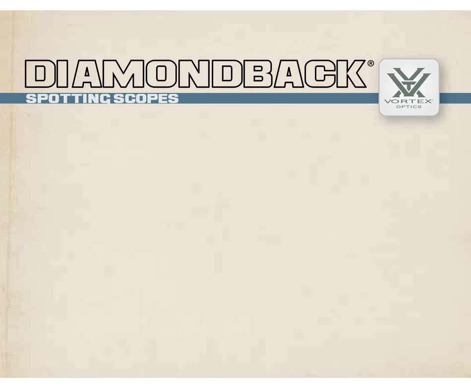 VORTEX DIAMONDBACK MANUAL Pdf Download ManualsLib