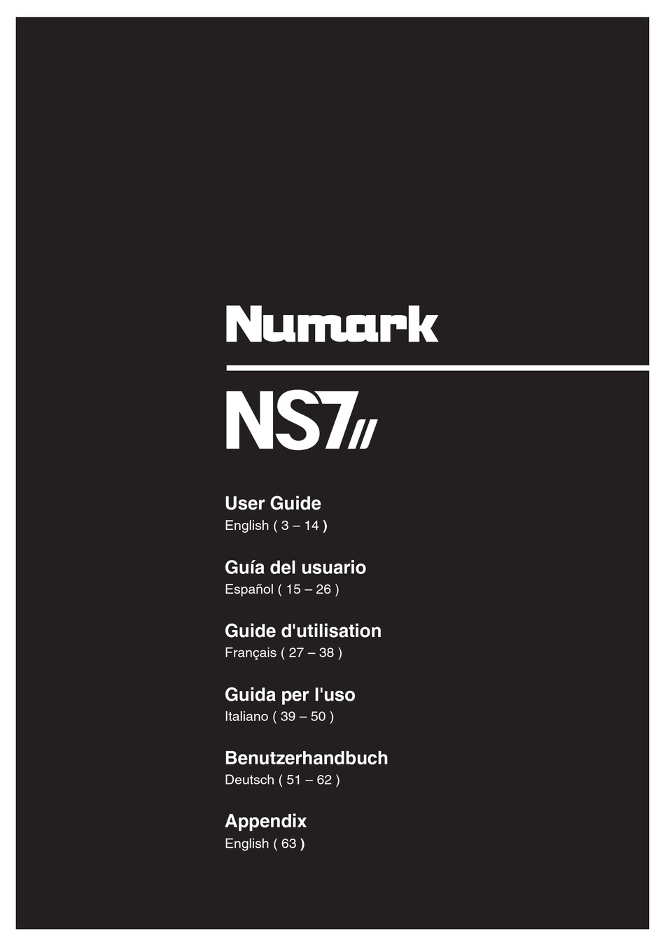 NUMARK NS7II USER MANUAL Pdf Download | ManualsLib