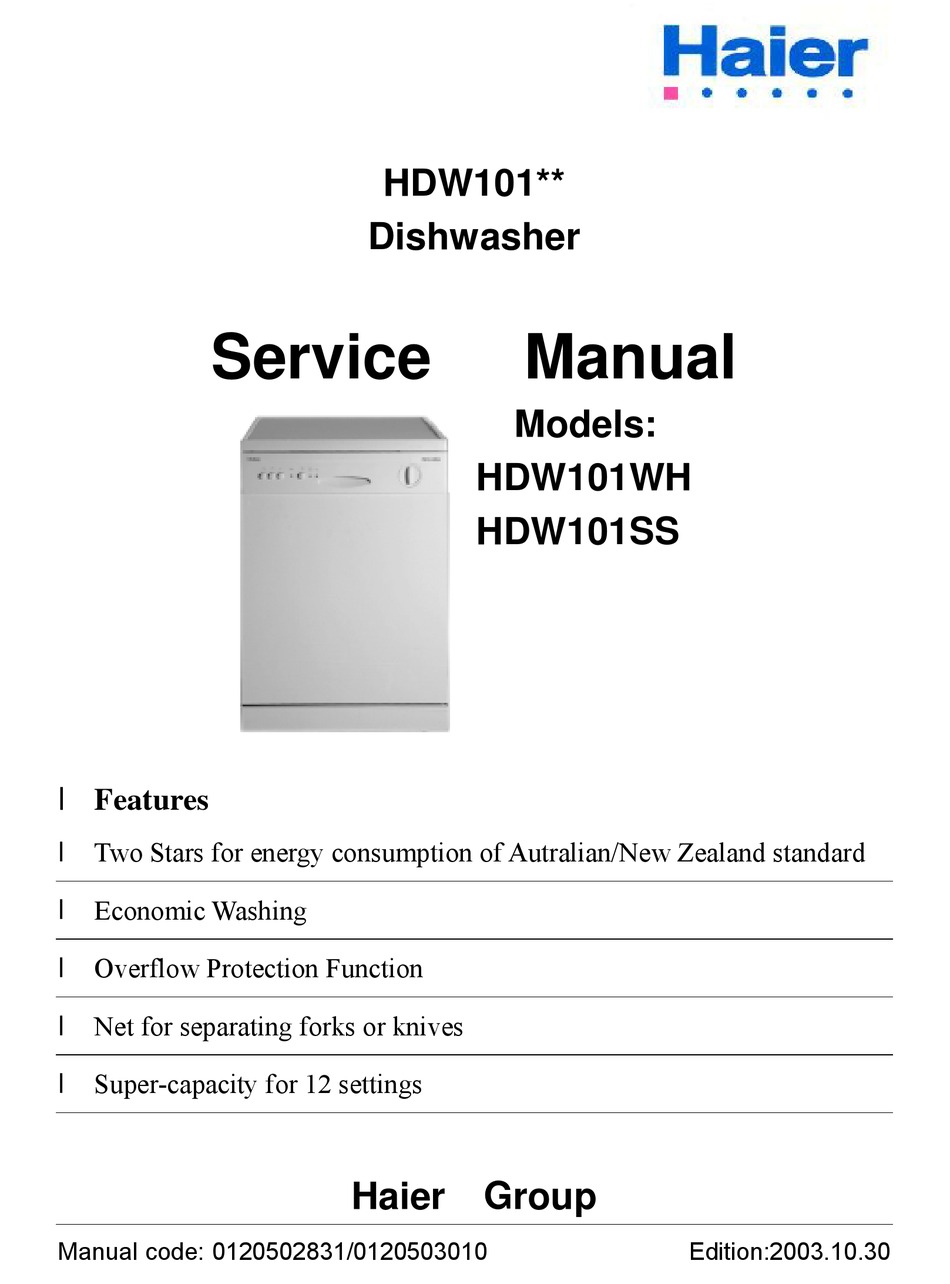 User manual Haier CFE629CS (English - 191 pages)