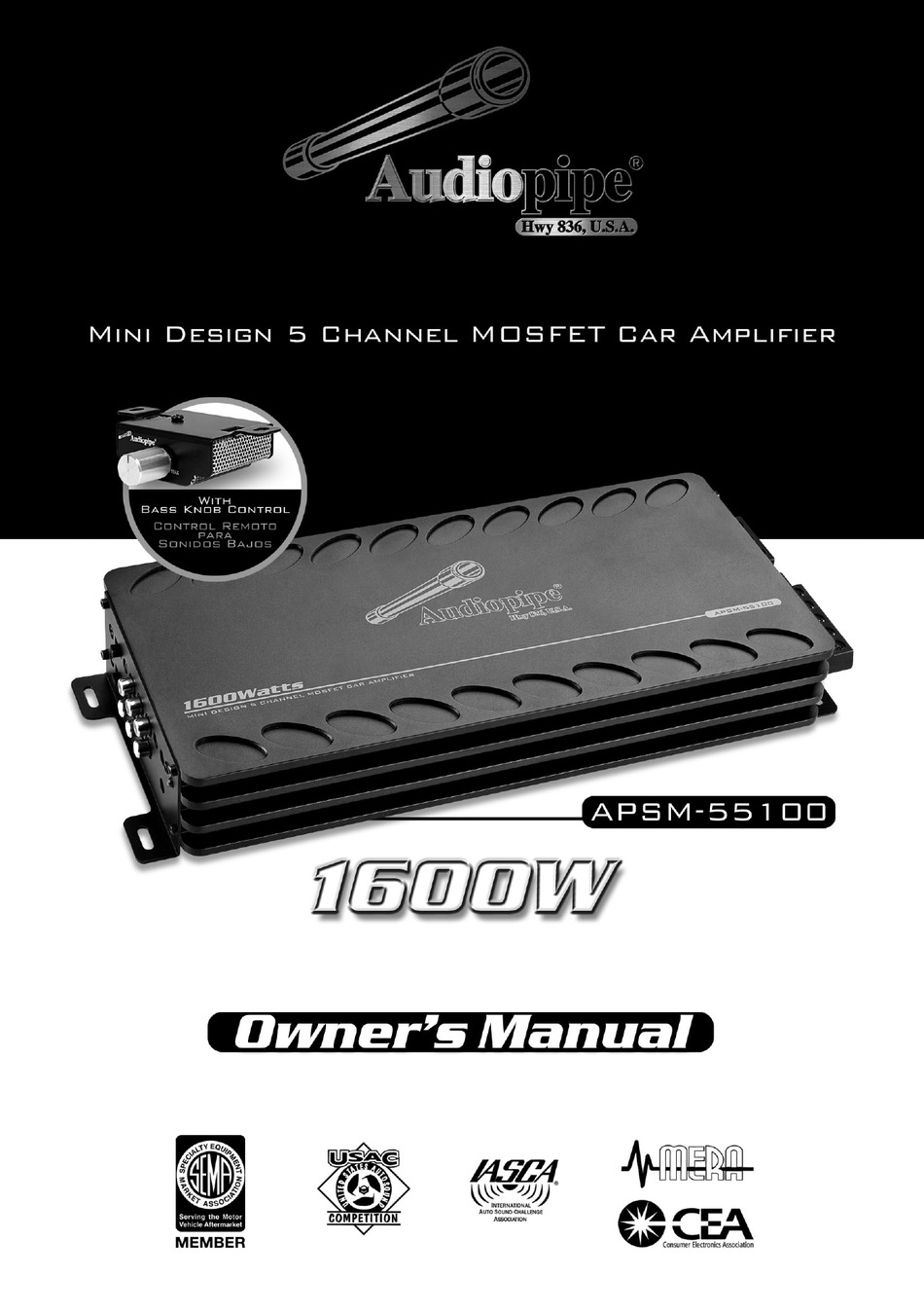 AUDIOPIPE 1600W OWNER'S MANUAL Pdf Download ManualsLib