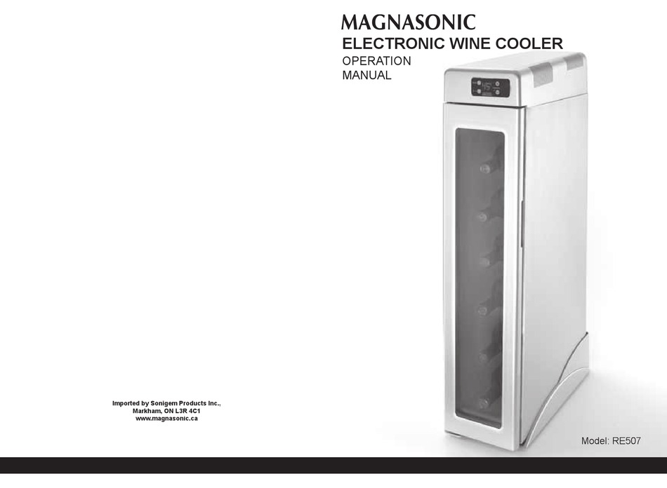 MAGNASONIC RE507 OPERATION MANUAL Pdf Download ManualsLib