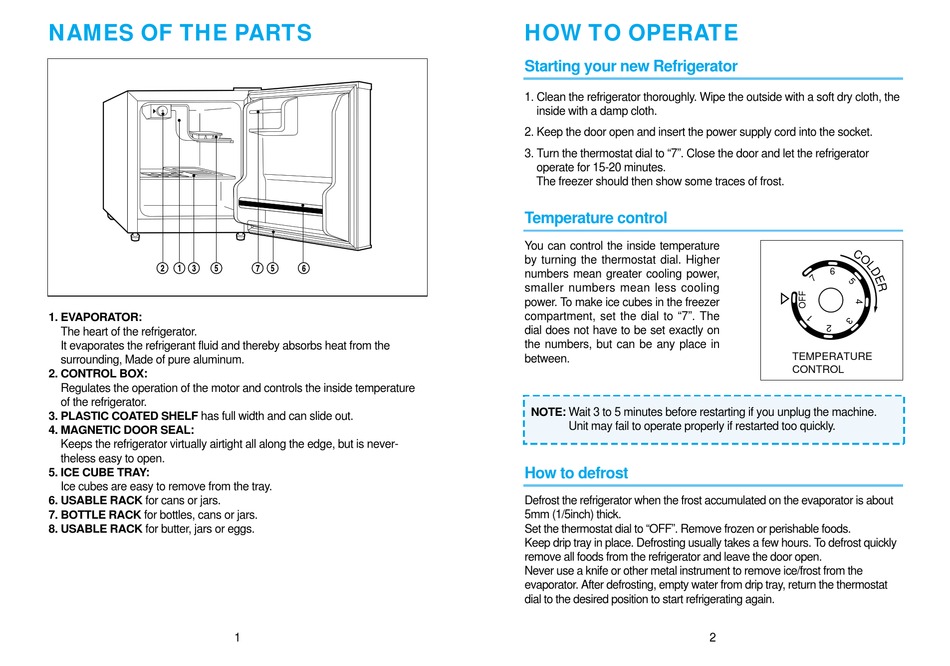 Daewoo Fr 061a Instruction Manual Pdf Download Manualslib