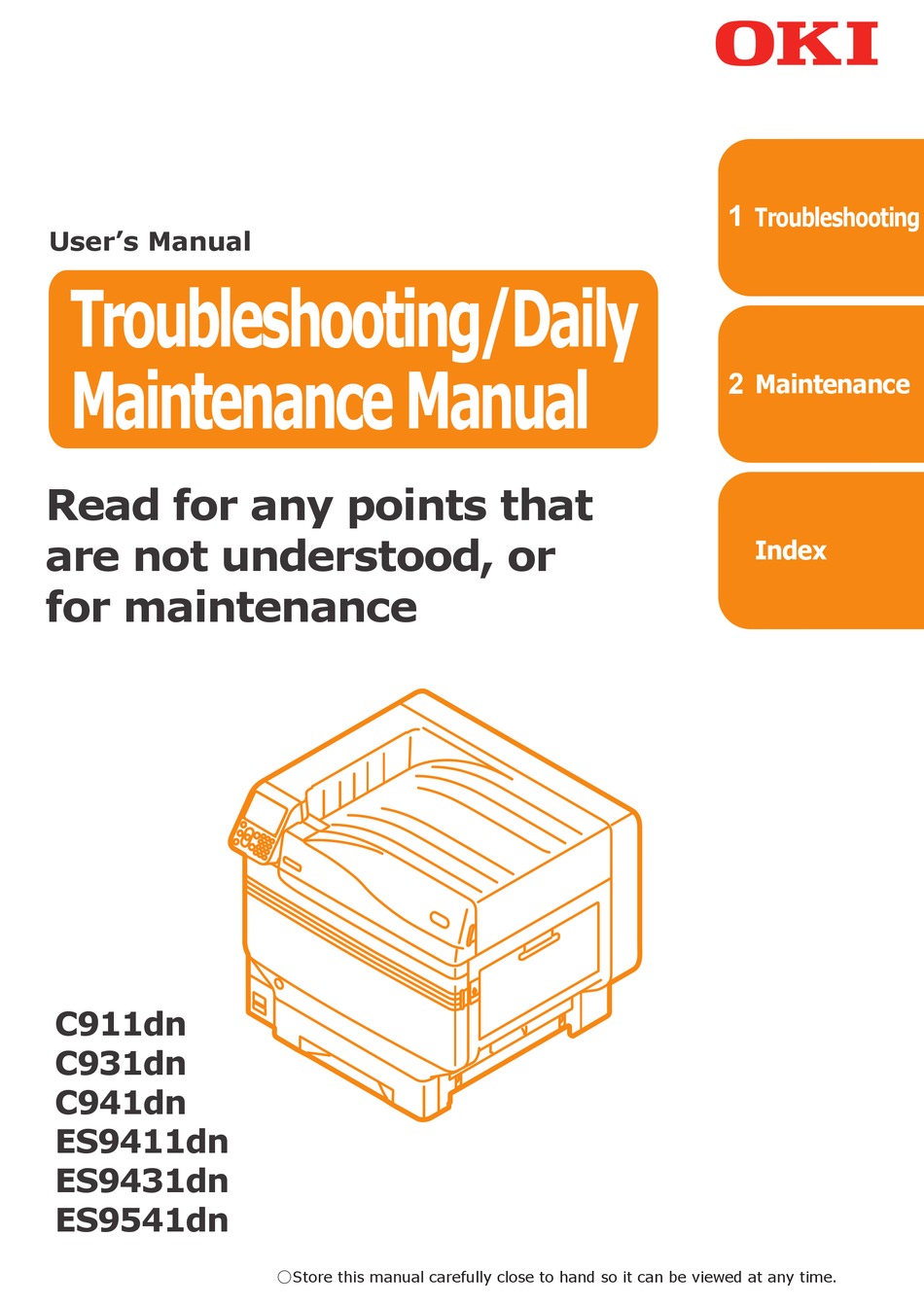 OKI C DN TROUBLESHOOTING MANUAL Pdf Download ManualsLib