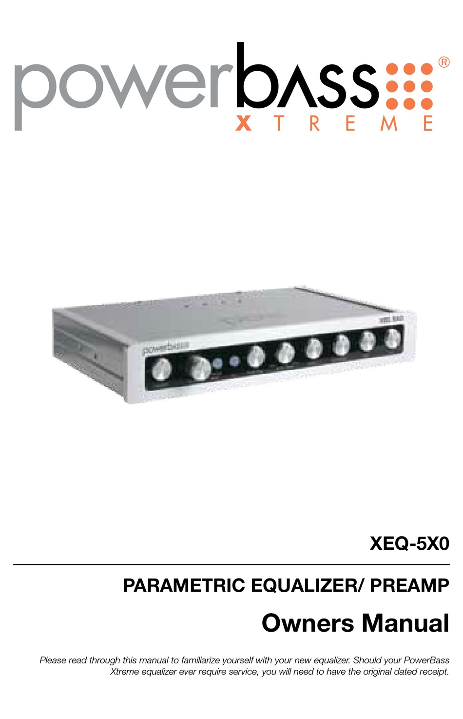 PARAMETRICO XL-9 AUDIO XEQ-PRE4X