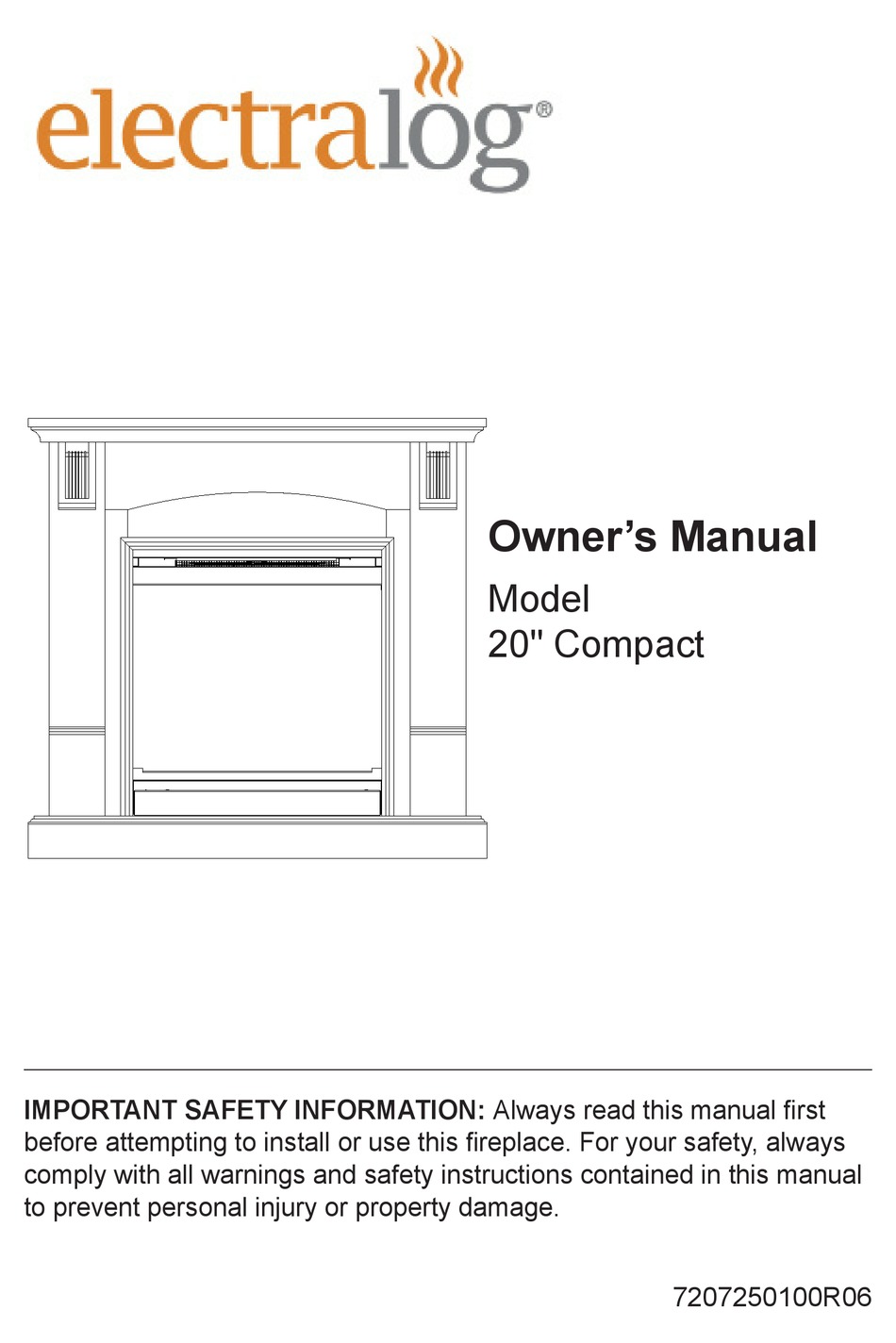 ELECTRALOG 20" COMPACT OWNER'S MANUAL Pdf Download ManualsLib