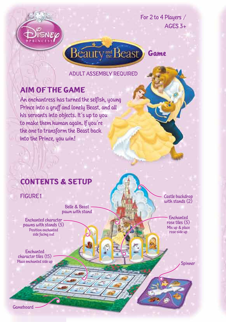 HASBRO BEAUTY & THE BEAST INSTRUCTIONS Pdf Download | ManualsLib