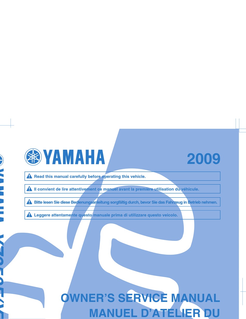 YAMAHA YZ250F(Y) OWNER'S SERVICE MANUAL Pdf Download ManualsLib
