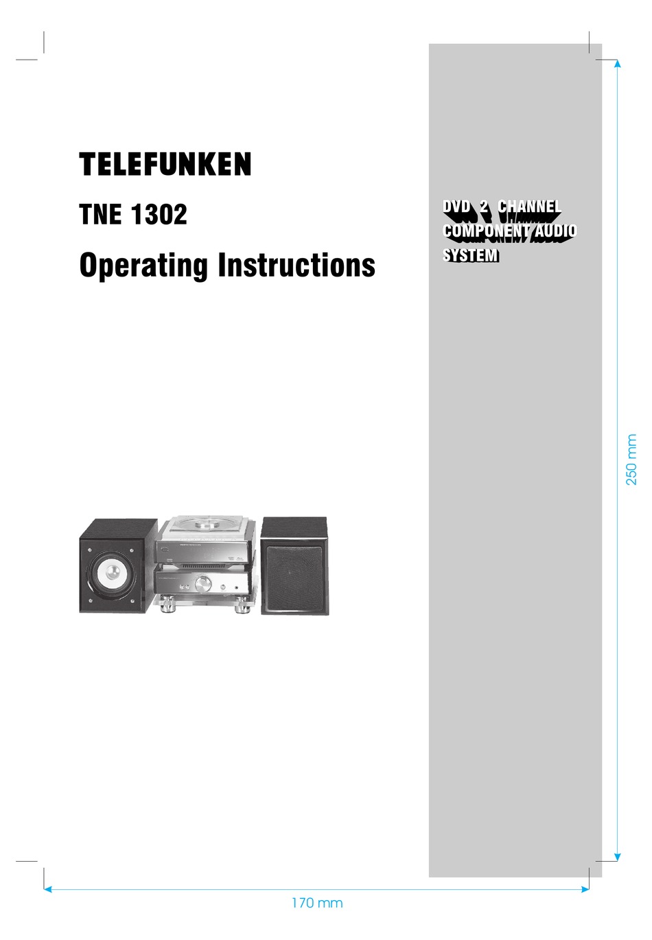 Telefunken Tne 1302 Operating Instructions Manual Pdf Download Manualslib