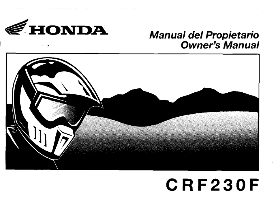 Honda Crf230l Manual Downloadactivetree