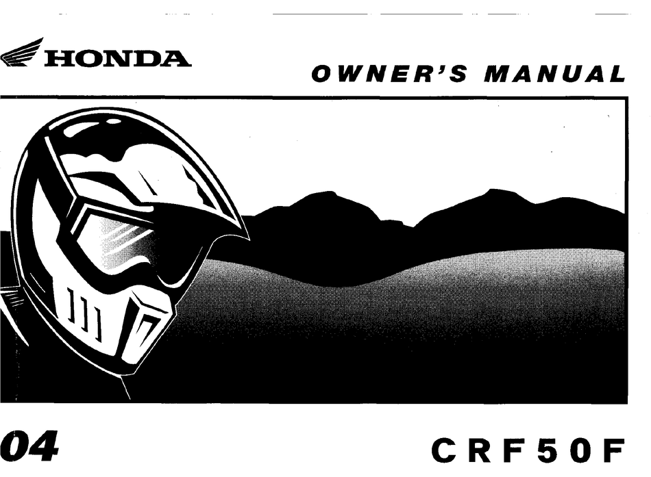 Honda Crf 50 Manual