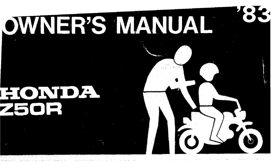 HONDA Z50R OWNER'S MANUAL Pdf Download | ManualsLib