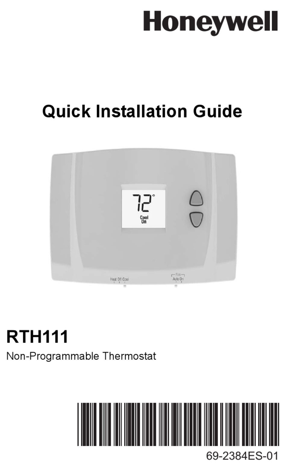 Honeywell Non Programmable Thermostat Rth111 Wiring Diagram - Search