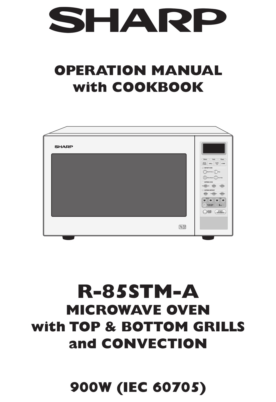 sharp r 85stm