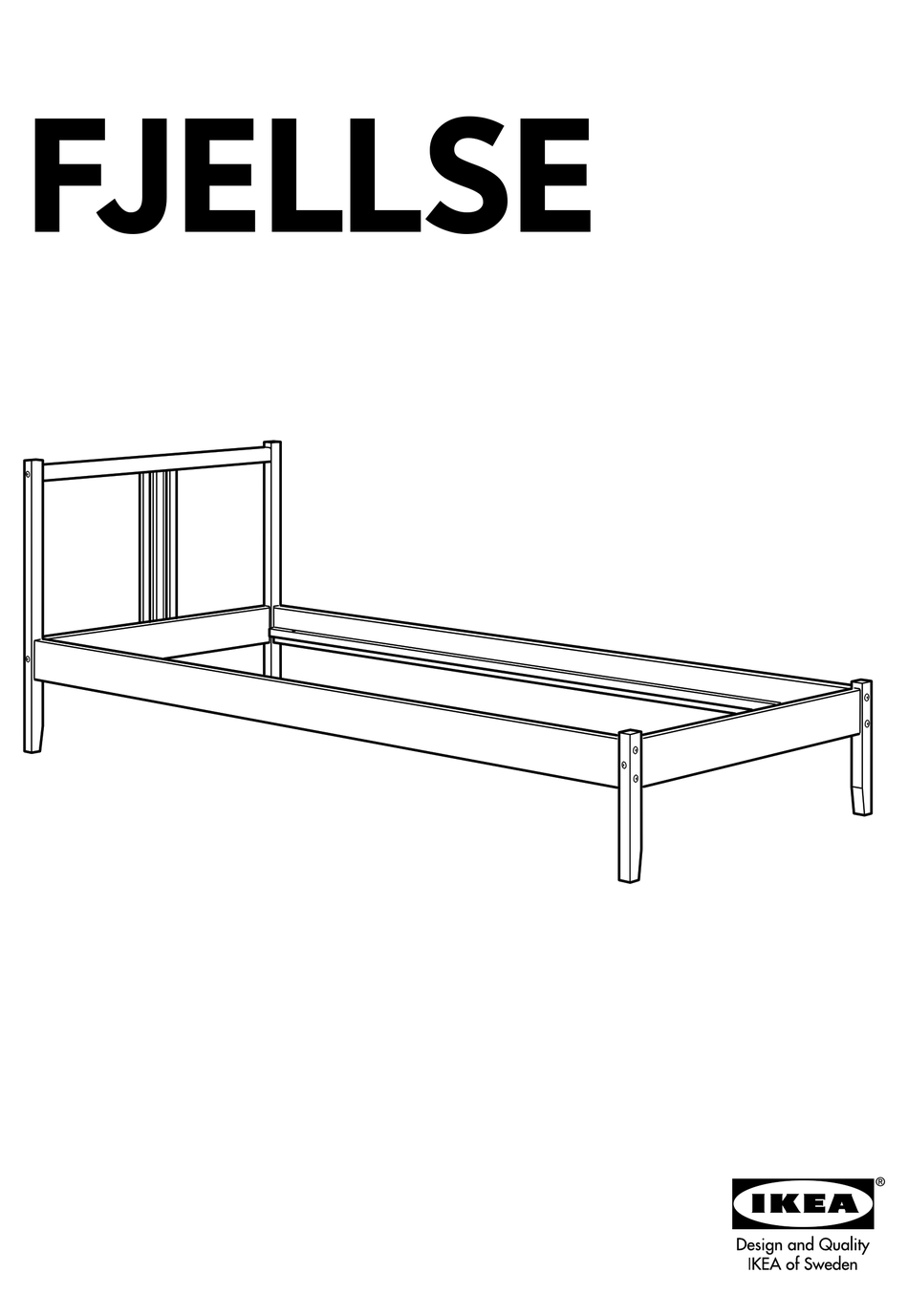 Ikea Fjellse Bed Frame Tw 