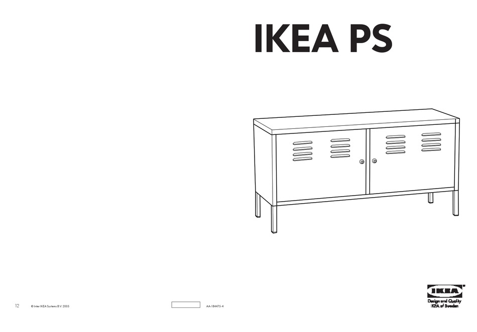 Ikea Ps Cabinet 46 7 8x24 3 4 Instructions Manual Pdf Download Manualslib