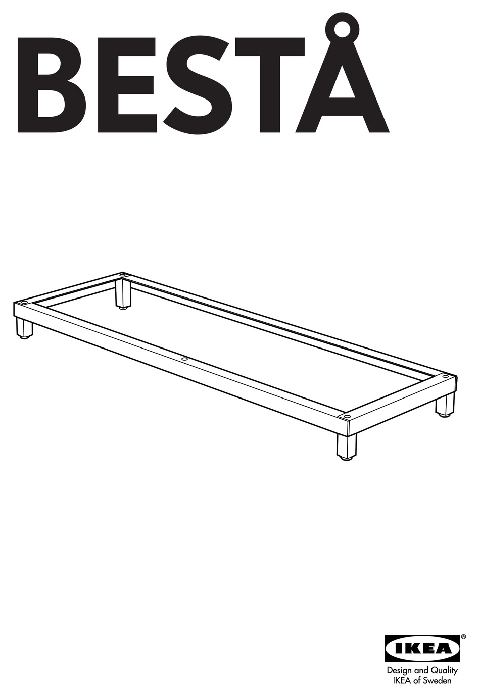 IKEA BESTÅ UNDERFRAME INSTRUCTIONS MANUAL Pdf Download ManualsLib