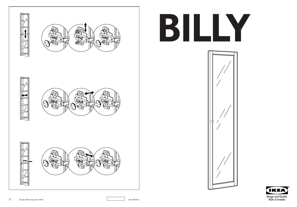 Ikea Billy Byom Glass Door 80 Tall, Billy Bookcase Assembly Instructions