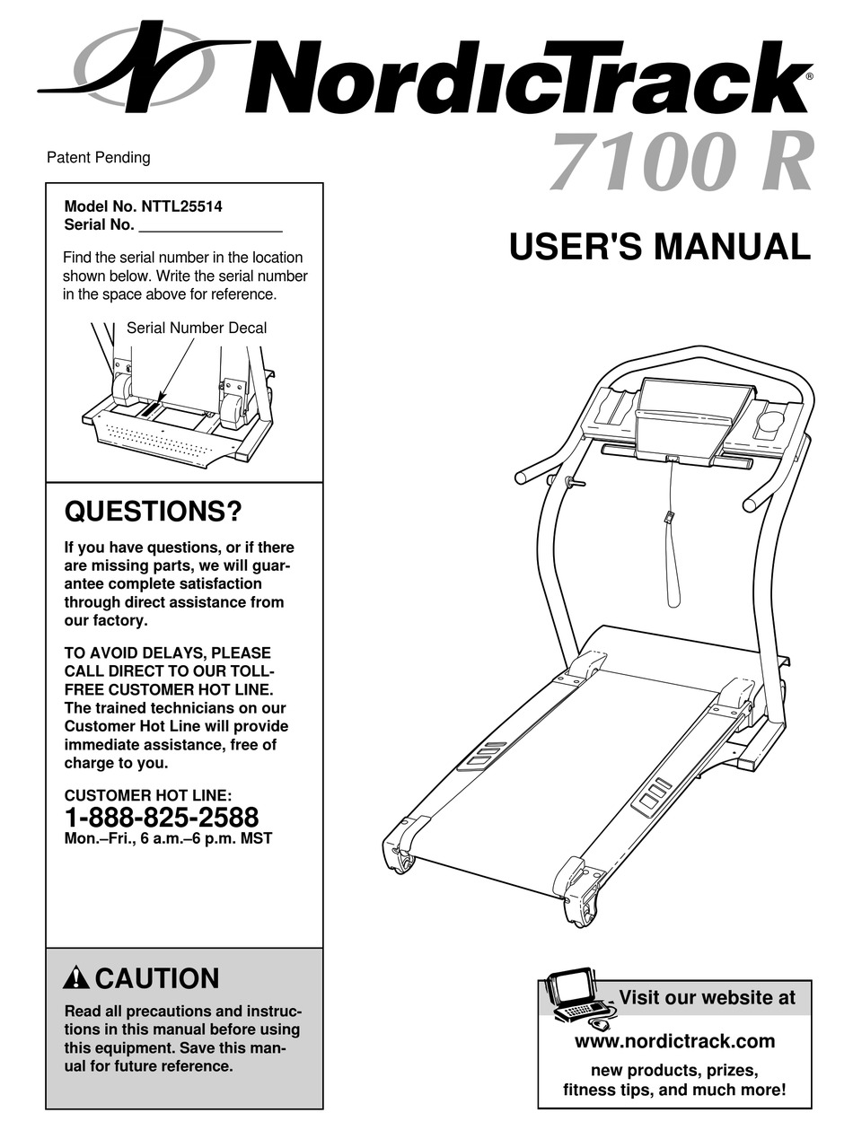 Nordictrack discount c2155 manual