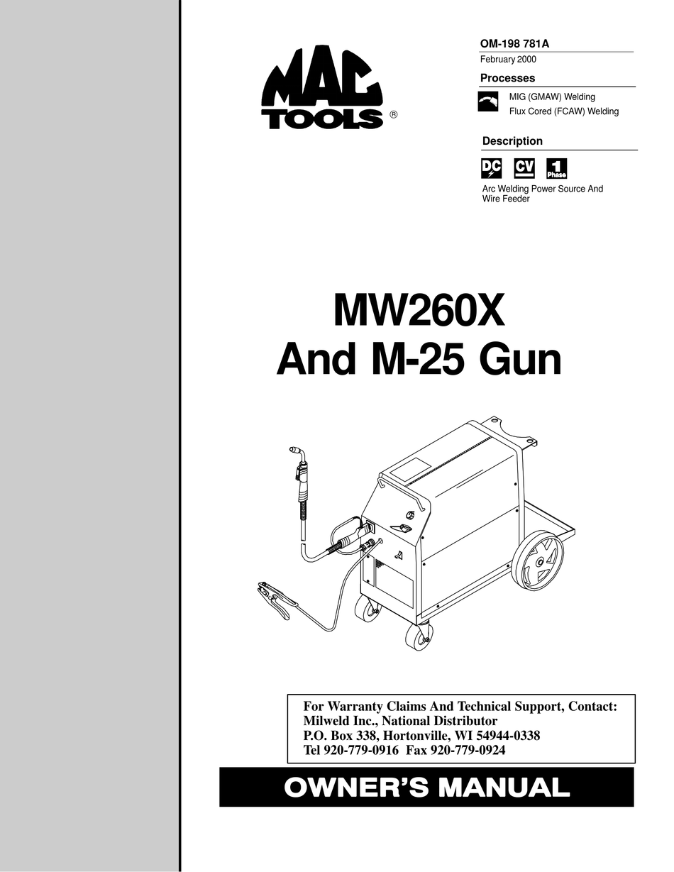 parts for mac tool 1555 welder
