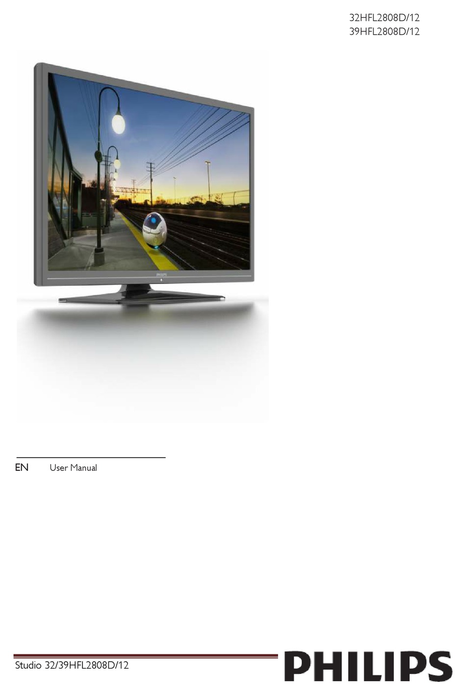 Philips Studio 32hfl2808d 12 User Manual Pdf Download Manualslib