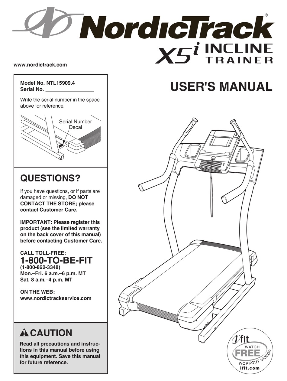 Nordictrack x5i online