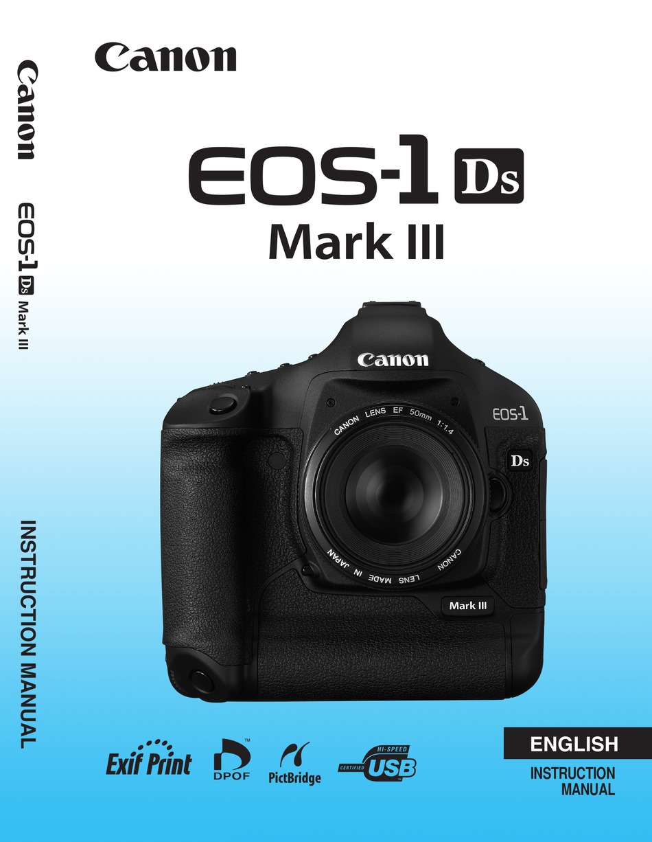 CANON EOS 5D Mark III Manual in English Canon manual in English on paper 