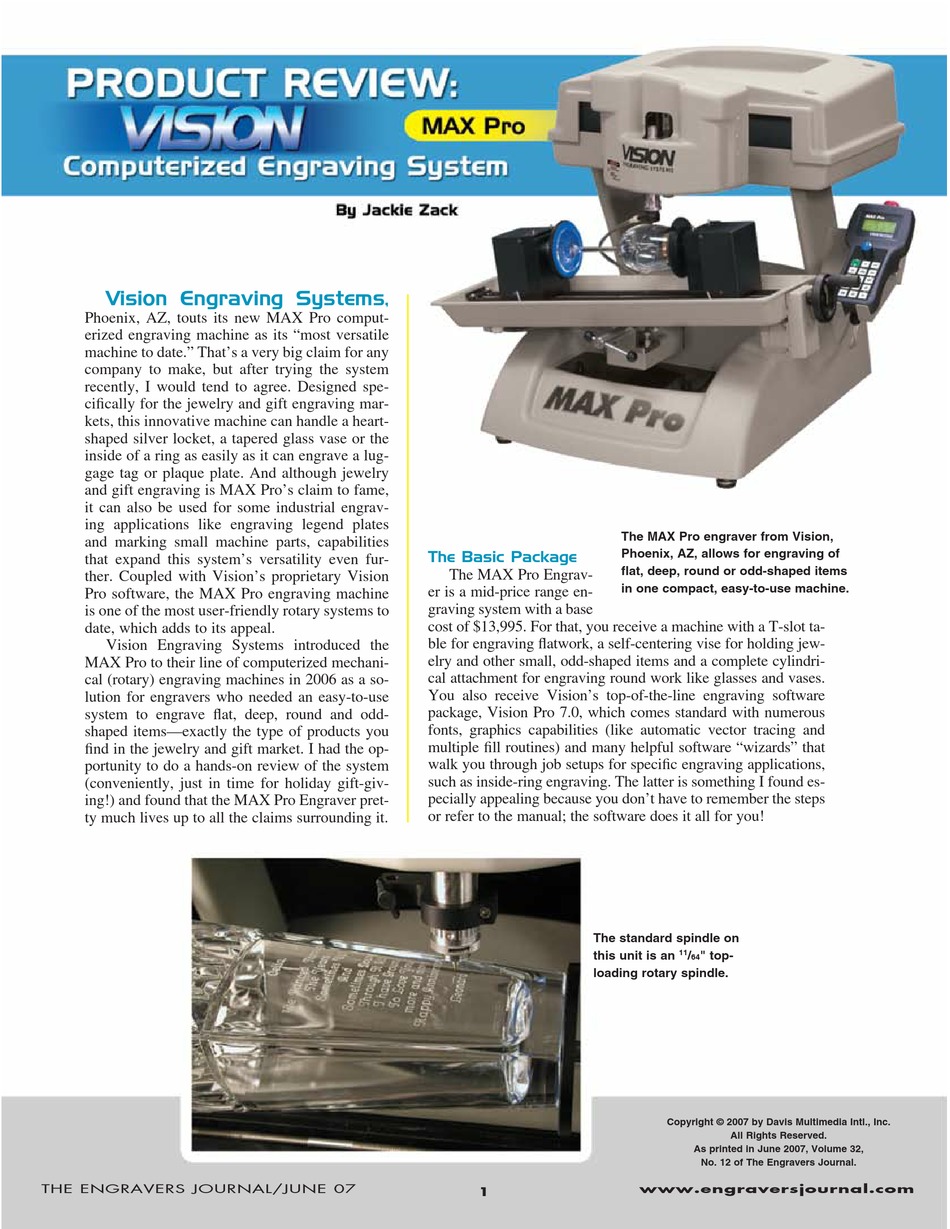 VISION MAX PRO PRODUCT REVIEW Pdf Download ManualsLib