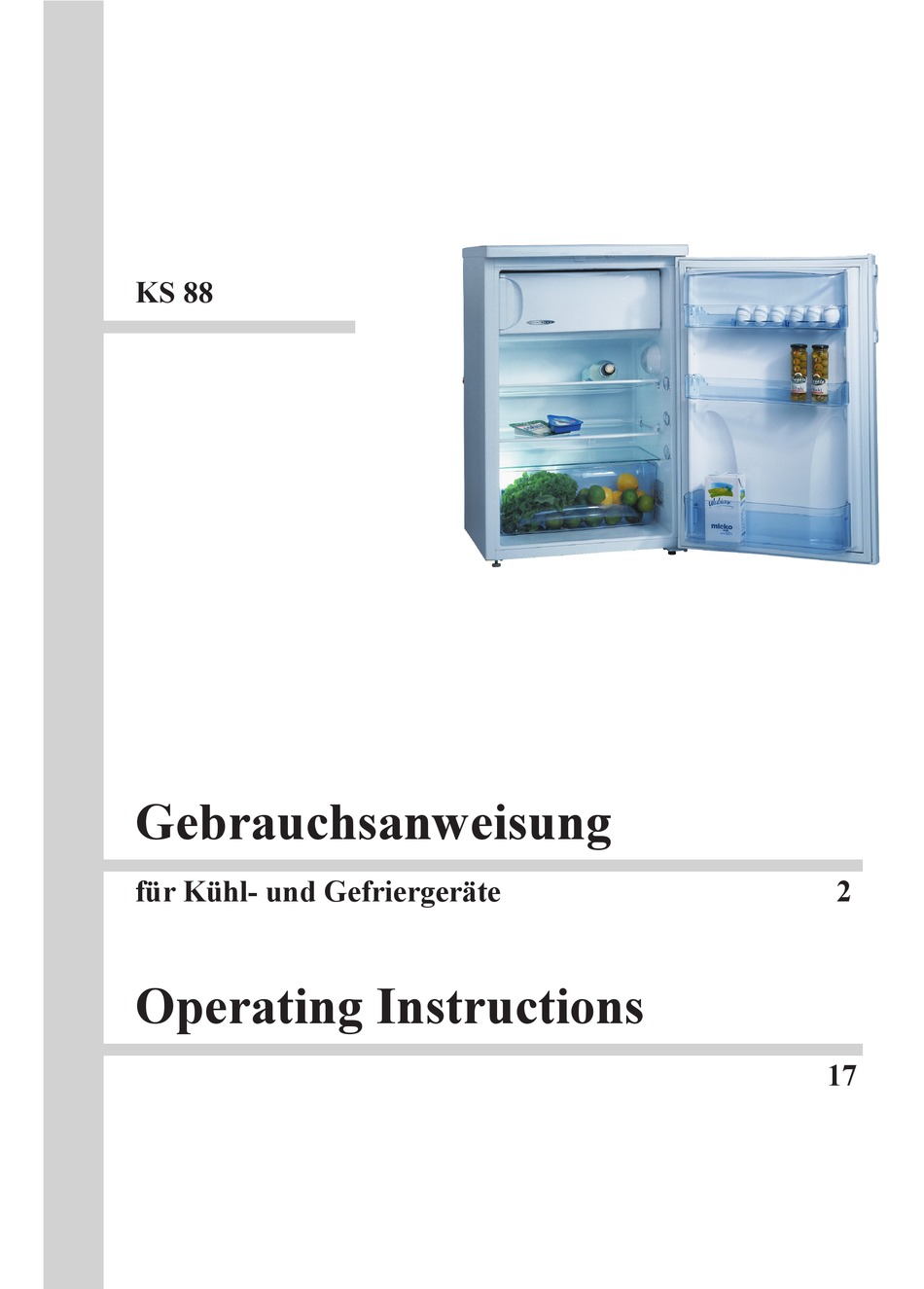 KUPPERSBUSCH KS 88 OPERATING INSTRUCTIONS MANUAL Pdf Download ManualsLib