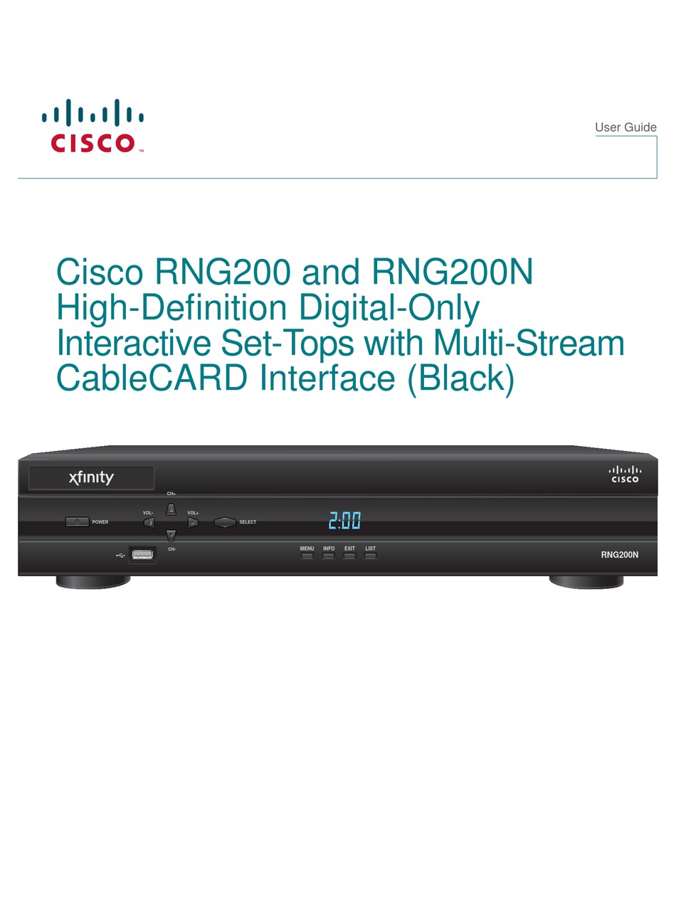 CISCO RNG200 USER MANUAL Pdf Download ManualsLib