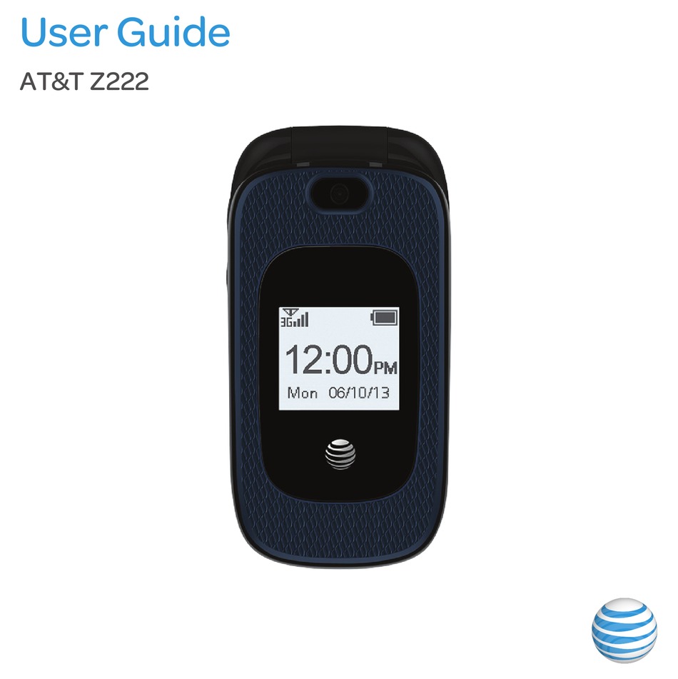 ZTE AT&T Z222 USER MANUAL Pdf Download | ManualsLib