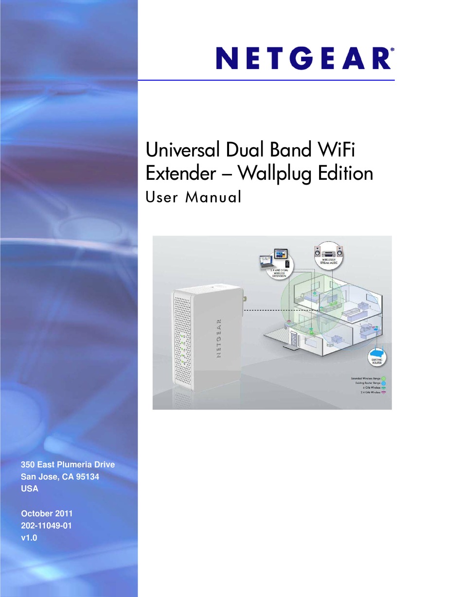 Netgear Universal Dual Band WiFi Range Extender WN3500RP-100NAS 